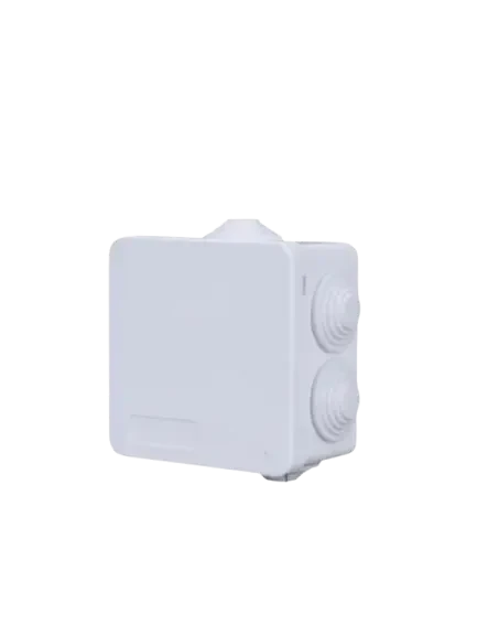 SAXXON PB085 - Caja de conexiones con 7 entradas / PVC libre de halógenos / Compatible con cámaras Bullet / Domo / Dimensiones 85 x 85 x 50 mm (Ancho x Alto x Fondo) / IP55