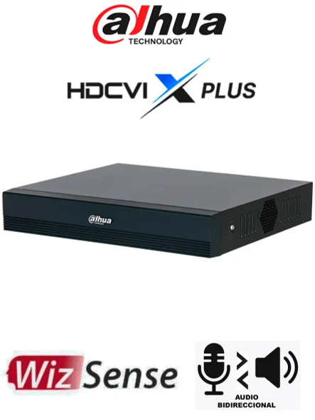 DAHUA DH-XVR1B16H-I/T - DVR de 16 Canales 5MP Lite con WizSense y H.265+/ HDCVI X PLUS/ Audio Bidireccional en los 16 Canales/Soporta 16 canales + 8 IP, o hasta 24 canales IP/ SMD Plus y Búsqueda Int. de Humanos y Vehículos/Compatible con Dolink Car