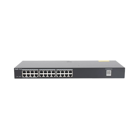 RUIJIE RG-ES224GC-V2 Switch Administrable 24 puertos Gigabit, gestión gratuita desde la nube/ Monitoreo remoto en tiempo real/ Prevención automática de bucles para continuidad/ Diseño compatible con implementaciones de CCTV 
