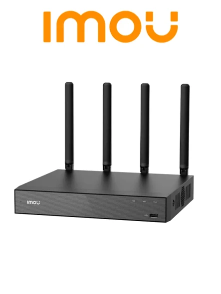 IMOU NVR-N110W-8A0E Nvr 10 canales - Micrófono y altavoz integrados - Emparejamento automatico con camaras Imou - Control por APP-| Compatible con Wi-Fi 6 de doble banda - HDD 16TB - 90 Mbps