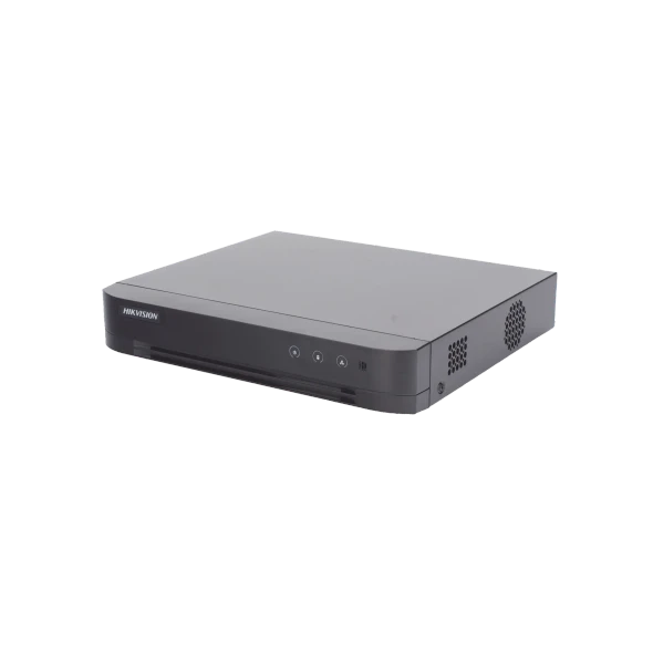 HIKVISION DS-7204HGHI-M1(T) [Audio Bidireccional] DVR 4 Canales TurboHD + 1 Canal IP / 2 Megapixel (1080p) Lite / Acusense Lite (Evita Falsas Alarmas) / Audio por Coaxitron / 1 Bahia de Disco Duro / H.265+ / Salida de Vídeo Full HD
