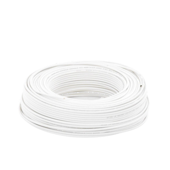 Bobina de 100 Metros / Cable de CCA / 4 x 22 AWG / Tipo Aluminio Revestido de Cobre / Aplicaciones en Alarmas de Intrusión /Automatización