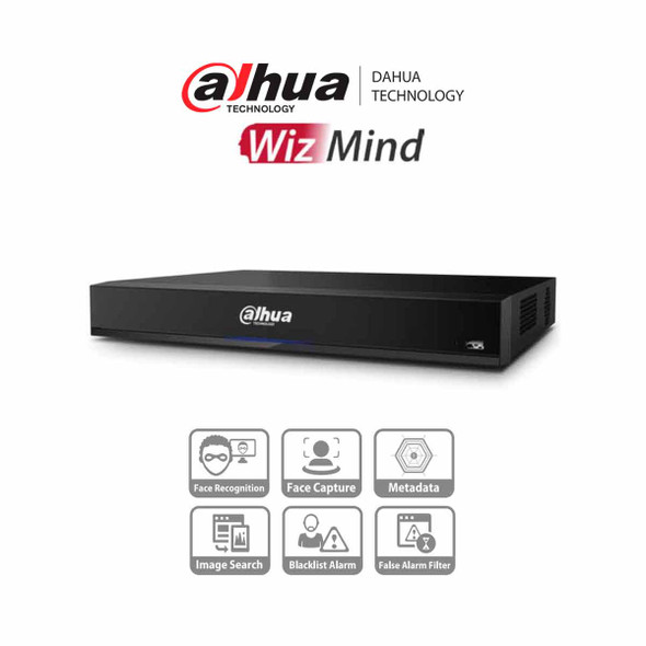 DAHUA DH-XVR5208AN-4KL-I3 - DVR 8 Canales 4k/ WizSense/ IA/ H.265+/ 2 Bahías de Discos Duros