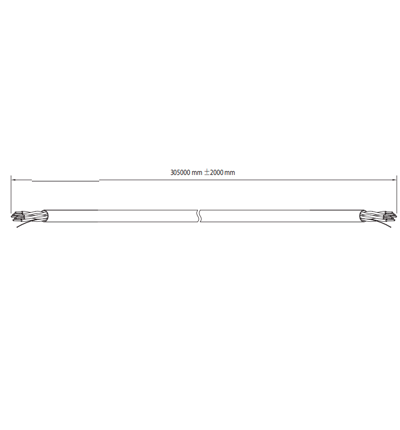 DAHUA PFM922I-5EUN-C -Bobina de cable UTP Cat5e de 305 metros, color blanco, ideal para instalaciones interiores. Conductor de CCA y cubierta de FR-PVC,