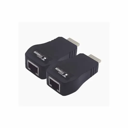 EPCOM TITANIUM TTHDMI2RJ Kit Extensor 25m convertidor Señal HDMI a UTP (Cat5e/Cat 6) / Calidad PREMIUM