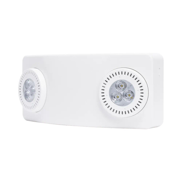 Luz de Emergencia Dual LED /520lm/uso rudo/montaje en pared o techo/batería de respaldo incluida 