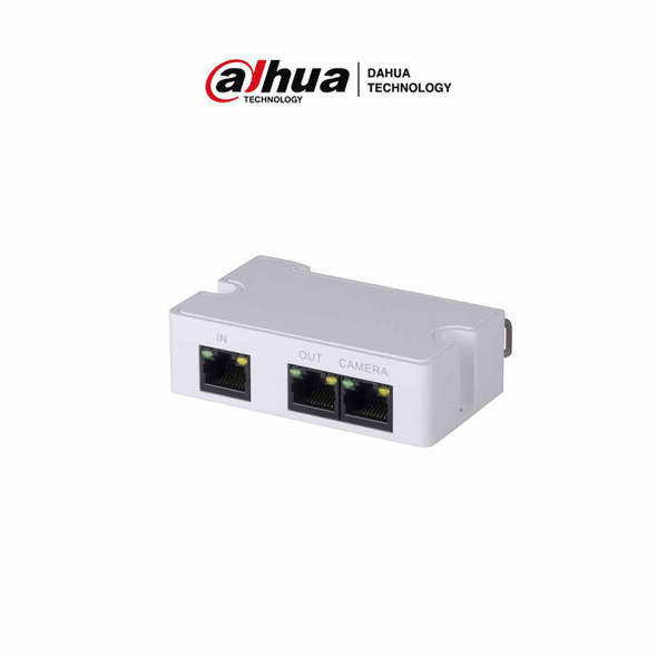 DAHUA PFT1300 - Extensor PoE & PoE plus pasivo / 2 Puertos / Conexión en cascada hasta 300 Mts / 2 Puertos Fast Ethernet