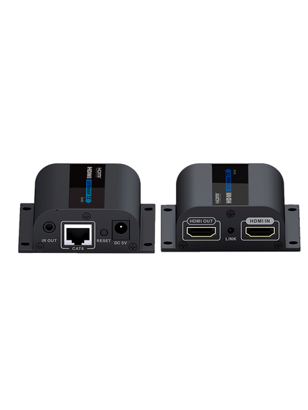 SAXXON LKV372PRO- Kit extensor de video HDMI/ 1080p/Cat6 / 6A Cobre / Hasta 50 metros/ Loop HDMI en transmisor/ Transmisor IR/ Plug and play