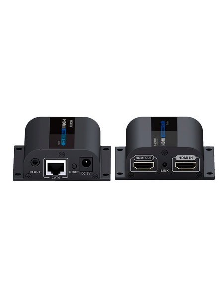 SAXXON LKV372PRO- Kit extensor de video HDMI/ 1080p/Cat6 / 6A Cobre / Hasta 50 metros/ Loop HDMI en transmisor/ Transmisor IR/ Plug and play