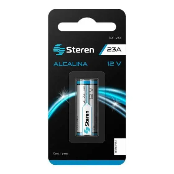 STEREN PILA TIPO CILINDRO 12V / 23A 