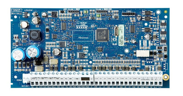 DSC HS2032PCBSPA - SERIE NEO Panel de Alarma 8 / 32 Zonas PowerSeries Neo monitorea continuamente una cantidad de condiciones.Soporta 32 zonas alambricas e inalambricas.  Soporta 8 teclados inalámbricos o cableados. Soporta hasta 32 botones.