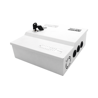 EPCOM PLK12DC20ABK FUENTE DE PODER 12VCC Profesional de 12 Vcc @ 20 A / Soporta 18 Cámaras / Capacidad de Batería de Respaldo (No Incluida) / Voltaje de Entrada de 96-264 Vca