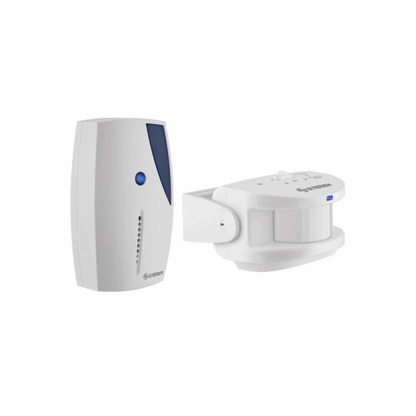 STEREN ALA-036 ALARMA INALAMBRICA,Este sensor es especial para utilizarlo en negocios o comercios. Detecta cuando alguien entra en el establecimiento y envía una señal inalámbrica para que la campana adicional suene.