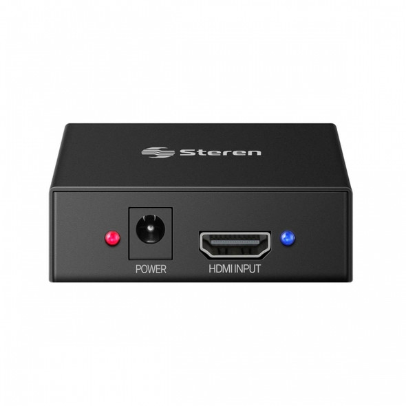 STEREN BOS-402 DIVISOR HDMI 4K 2 SALIDAS,con este divisor (splitter) HDMI*, envía audio y video ultra HD (2K o 4K) o contenido 3D a 2 pantallas al mismo tiempo, conservando la máxima calidad de imagen y sonido.