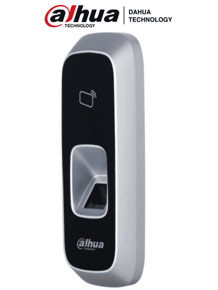 DAHUA ASR1102A-D(V3) - Lectora de Huella y Tarjetas ID/ 125 kHz/ 3,000 Huellas/ Comunicación RS-485/ Reconocimiento de Huella de 360 Grados/ Tiempo de Respuesta <0.5 s/ Indicador de Luz y Sonido/ Luz de Fondo Azul