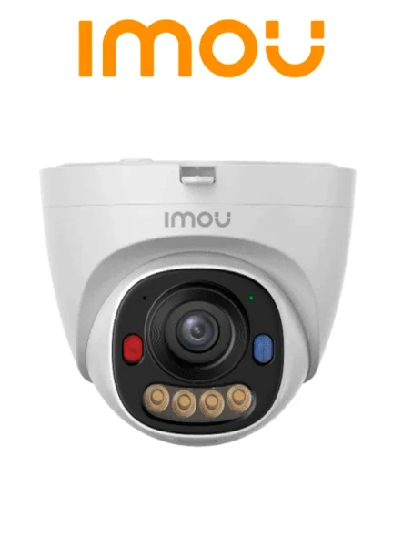 IMOU PS8D - 3MP Cámara Domo, 3MP, PoE, IP67, H.265, Smart Color, disuación activa, Detección de Humanos y Vehiculos, Microfono, Soporta Micro SD 512GB, AOR MODE, ONVIF #Poe