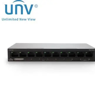UNV NSW2020-10T-POE-IN  SWITCH POE+ 10FAST / 8 POE POE AF AT 88 W TOTAL NO ADMINISTRABLE MÚLTIPLES MODOS DE TRABAJO PREDETERMINADO (MODO NORMAL) / EXTENDIDO (HASTA 250 M)