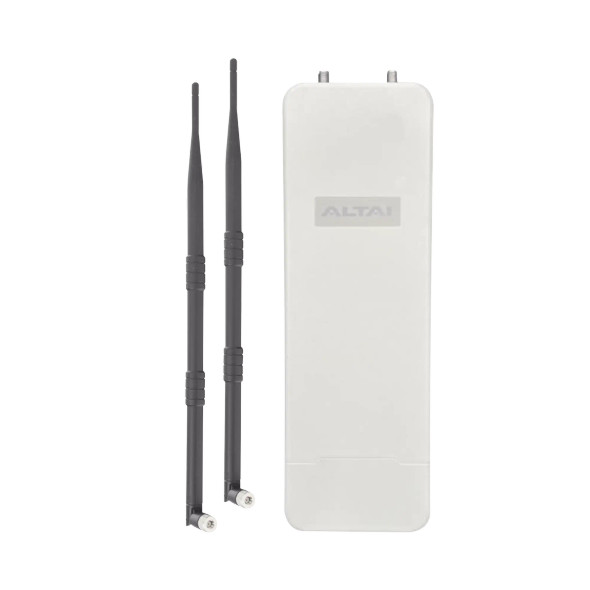 ALTAI TECHNOLOGIES KITC1XN+OO Poderoso Kit WiFi Omnidireccional en 2.4 GHz para WISP, Hasta +200 m de Cobertura, El Kit Incluye Punto de Acceso C1XN+ y 2 x Antenas de 9dBi Omnidireccionales, Administración en Nube Gratis con INSIGHTS