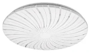 VOLTECK PLA-304L 46018 LUMINARIO LED  PLAFON DECORATIVO 22 6500W ESPIRAL BASIC Pantalla de PVC y cuerpo de acero Encendido instantáneo LED integrado