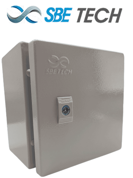SBE TECH 303015 - Gabinete metálico 30.0 cm x 30.0 cm x 15.0cm / Para uso exterior / IP65 / NEMA 4 / Fabricado en Acero calibre 14