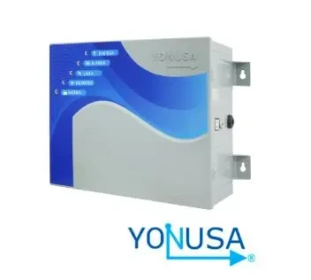 YONUSA EY 10000 127 AF ENERGIZADOR DE CERCA ELECTRIFICADA ANTIPLANTAS Y CON INTERFACE HASTA 2000 METROS PERIMETRALES O 10000 METROS LINEALES A 5 LINEAS