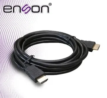 ENSON ENS-HDMICB3M CABLE DE VIDEO HDMI  3MT MACHO-MACHO VERSION 1.2 RECOMENDADO PARA SISTEMAS DE VIDEO VIGILANCIA