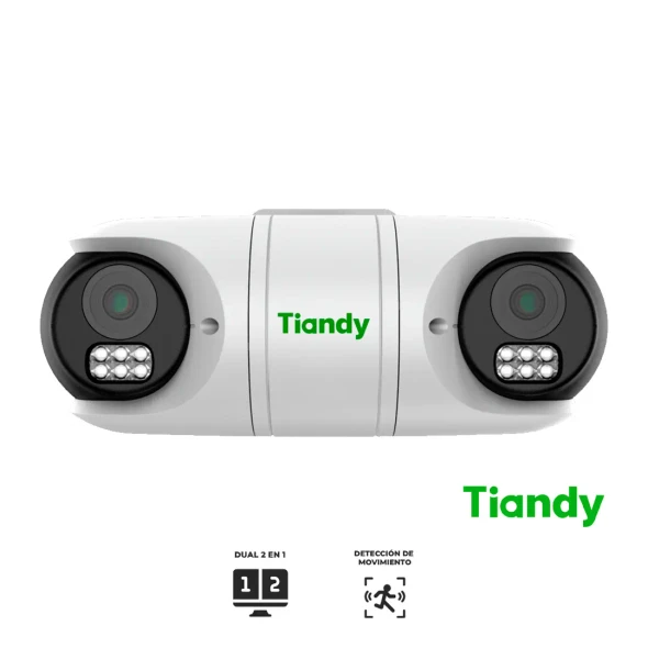 TIANDY TC-C32RN SPEC:I5/E/Y/QX/2.8MM/V4.2 2MP SPARK CAMARA DUAL IP - LENTE FIJO - 2.8MM - IR 50M - CARCASA POLICARBONATO - MICROFONO - POE - IP67