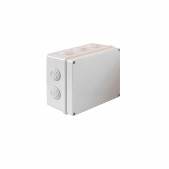 ENSON ENS-PCB1419 CAJA DE PLASTICO 140 X 190 X 70MM  CON SELLO DE GOMA GRADO DE PROTECCIÓN IP55 MULTIPLES CONEXIONES A TUBERIA DE 1 PULGADA