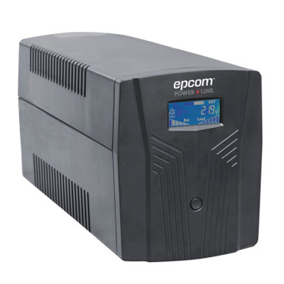 EPCOM EPU1500LCD UPS NO BREAK 1500VA/900W / Topología Línea Interactiva / Entrada y Salida 120 Vca/ Clavija NEMA 5-15P / 6 Tomas NEMA 5-15R.