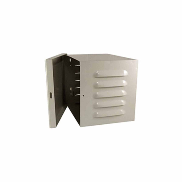 DSC GMX001 GABINETE METÁLICO PARA SIRENA EXTERIOR DE 30 WATTS ( GS001).Diseñado para brindar mayor seguridad y funcionamiento óptimo de los equipos.Tapa exterior desmontable.