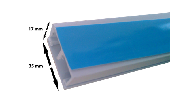 HM HM1735A-2 CANALETA PVC 17X35 2M ADHES 
