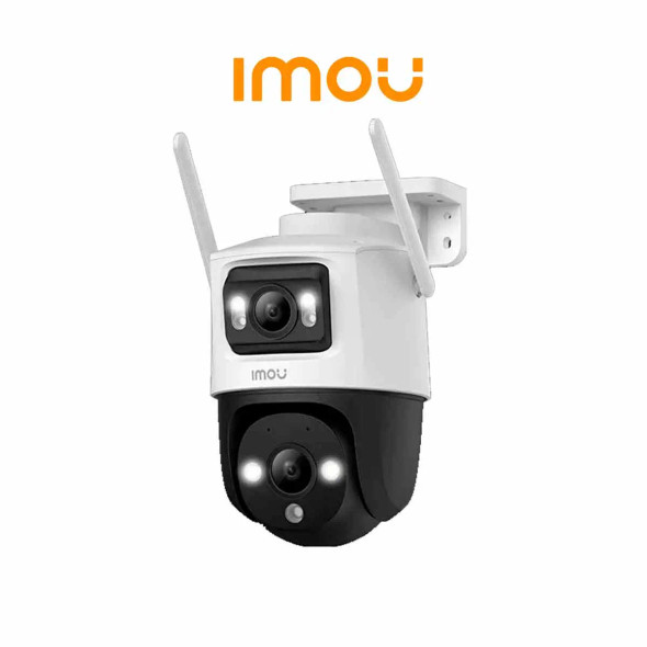 IMOU Cruiser Dual 10MP (IPC-S7XN-10M0WED )Cámara IP PT Dual Wifi Full Color con lente Fijo de 5 Megapixeles + Lente PT 5 Megapixeles. Cuenta con 30m de Iluminación nocturna y Audio Bidireccional.