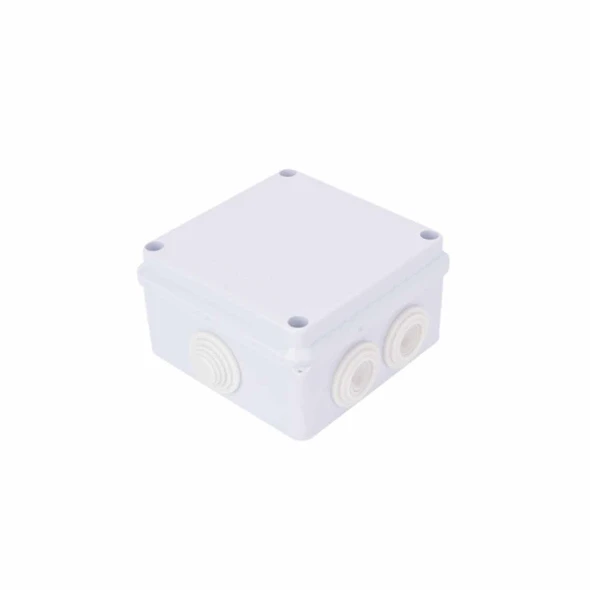 LINKEDPRO LP-WBX-100 CAJA DE REGISTRO IMPERMEABLE IP65, 7 Entradas, Dimensiones 100 x 100 x 70 MM, PARA INSTALACIONES.