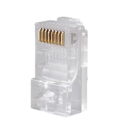 LinkedPro TC-6 Plug Conector RJ45 para cable UTP categoría 6/ Sin blindaje/ Ideal para interiores/ Fácil instalación y conexión confiable