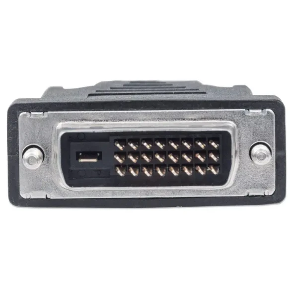 MANHATTAN 372503 CABLE HDMI MACHO- DVI DVI-D 24+1 Macho, 1080p, 60Hz,1.8MTS, Cable Negro para Monitor.