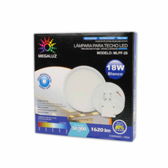 MEGALUZ S31W18 LUMINARIA LED 18W PLAFON 
