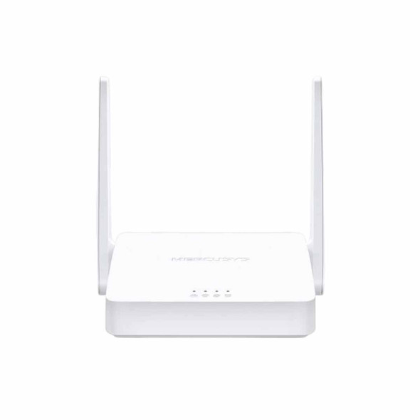 MERCUSYS MW302R Router Inalámbrico N / 2.4 GHz de 300 Mbps / 1 Puerto WAN 10/100 Mbps / 2 Puertos LAN 10/100 Mbps / 2 antenas de 5 dBi / Compatible con IPV6 e IPTV