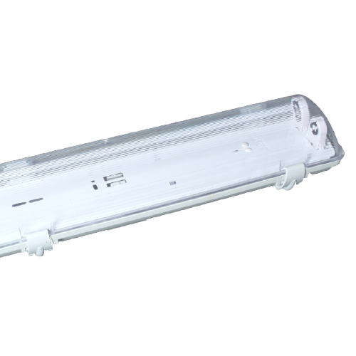 QOP Q10-50 GABIENTE PARA TUBO LED 2XT8, Material: Plástico, metal Interfaz: Cables Grado de protección: IP65 Dimensiones: 1262x100x78 mm.Potencia: 40 W (MAX) Vida Útil: 30,000 hrs.