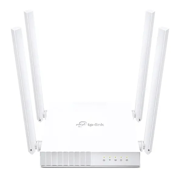TP-LINK ARCHER C24 Router Inalámbrico AC750 doble banda AC, 2.4 GHz y 5 GHz Hasta 733 Mbps/ 3 Modos en 1 / 4 Puertos LAN 10/100 Mbps / 1 Puerto WAN 10/100 Mbps.