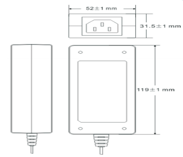 SAXXON PSU1205D - Fuente de Poder Regulada de 12 Vcc a 5 Amperes/ Ideal para Equipos de Alto Consumo de Corriente/ Para Usos Múltiples: Sistemas de CCTV, Acceso, Asistencia, etc./ Certificación UL