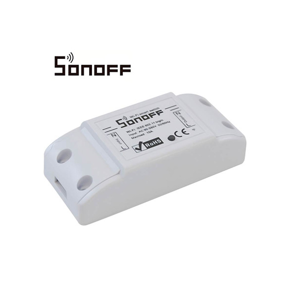 SONOFF BASIC AW100SON01/ INTERRUPTOR ON-OFF, es un interruptor inteligente WiFi que proporciona a los usuarios control del hogar, el mismo se puede conectar a una amplia gama de electrodomésticos.