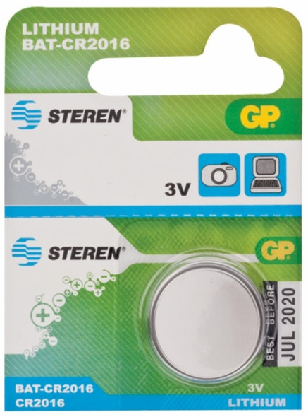 Steren Bat-CR2016 – Pila Botón 3V