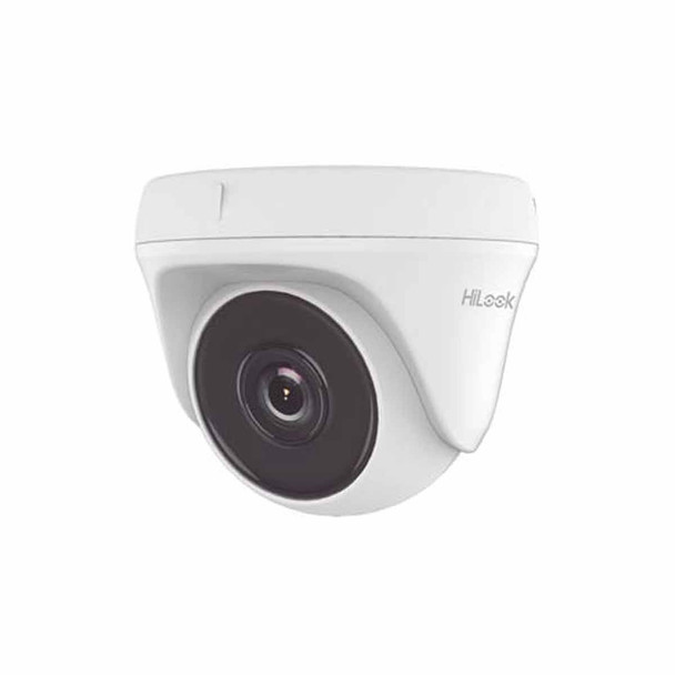 HILOOK THC-T120-PC Cámara Domo/ Turret TURBOHD 2 Megapíxel (1080p) / Lente 2.8 mm / 20 mts IR EXIR / 4 Tecnologías (TVI / AHD / CVI / CVBS) / Uso en Interior 