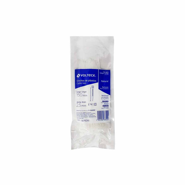 VOLTECK CIN-1815 CINCHO PLASTICO 150X25M 