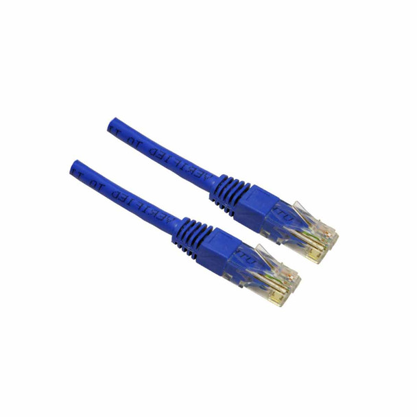 XCASE CAUTP6100 PATCH CORD UTP CAT6  RJ-45 Macho - RJ-45 Macho, es un cable de conexión con una longitud de 1 metro y color azul.
