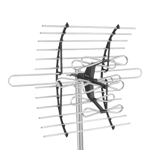 STEREN Antena UHF aérea de 20 elementos HD / 