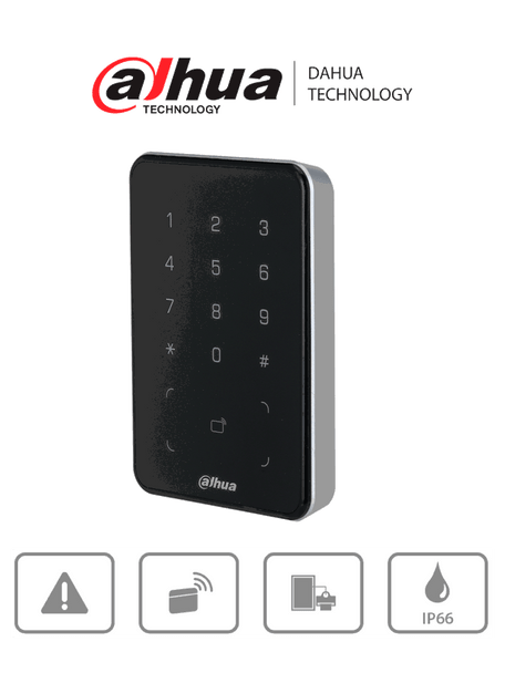 DAHUA DHI-ASR2101A - Lectora de Tarjetas MiFare con Teclado Touch