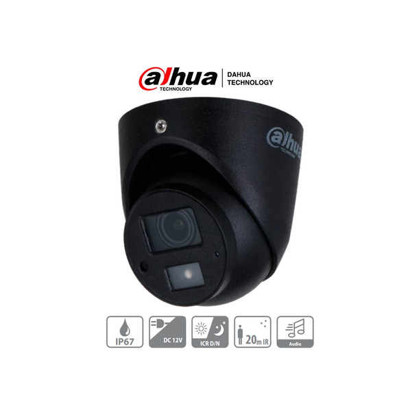 DAHUA HAC-HDW3200G-M-0360B - Camara Mini Domo 1080p/ Especial para DVR Movil Dahua