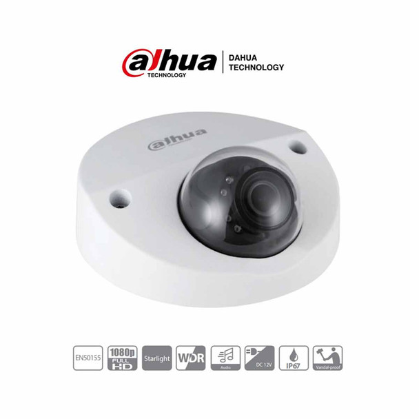 DAHUA HDBW2241F-M-A-28 - Camara Domo 1080P/ 2 MP/ Especial para DVR Movil/ Starlight