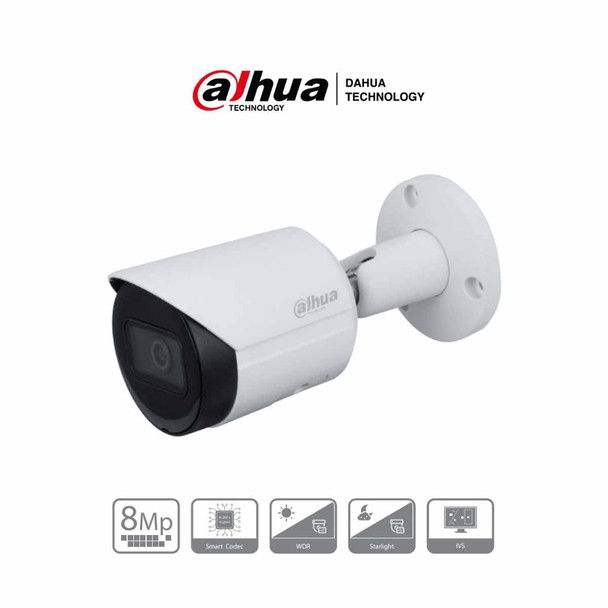 DAHUA IPC-HFW2831S-S2 - Cámara IP Bullet 4k/ 8 Megapixeles